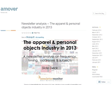 Tablet Screenshot of amover.wordpress.com