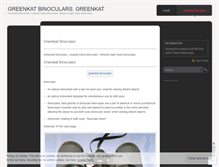 Tablet Screenshot of greenkatbinocularsqsq.wordpress.com