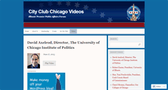 Desktop Screenshot of cityclubvideo.wordpress.com