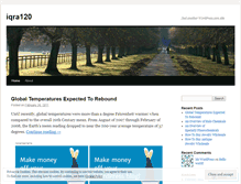 Tablet Screenshot of iqra120.wordpress.com