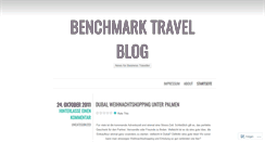 Desktop Screenshot of benchmarktravel.wordpress.com