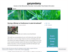 Tablet Screenshot of garyandamy.wordpress.com