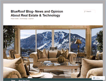 Tablet Screenshot of blueroof.wordpress.com