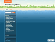 Tablet Screenshot of cutenina.wordpress.com