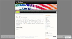 Desktop Screenshot of lecyclope.wordpress.com