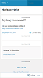 Mobile Screenshot of dalexandria.wordpress.com