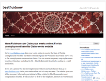 Tablet Screenshot of bestfluidnow.wordpress.com