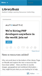 Mobile Screenshot of bclibrarybuzz.wordpress.com