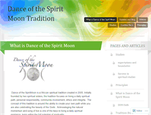 Tablet Screenshot of danceofthespiritmoon.wordpress.com