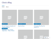 Tablet Screenshot of chrism01.wordpress.com