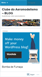 Mobile Screenshot of clubedoaeromodelismo.wordpress.com