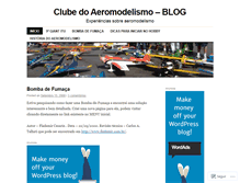 Tablet Screenshot of clubedoaeromodelismo.wordpress.com