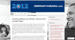 Desktop Screenshot of obamafanfrankfurt.wordpress.com