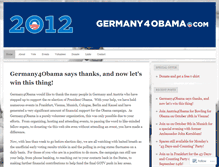 Tablet Screenshot of obamafanfrankfurt.wordpress.com