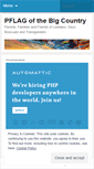 Mobile Screenshot of pflagbc.wordpress.com