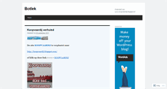 Desktop Screenshot of botlek.wordpress.com