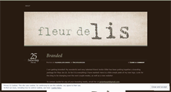 Desktop Screenshot of fleurdelisflowers.wordpress.com