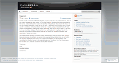 Desktop Screenshot of pasarellastore.wordpress.com