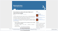 Desktop Screenshot of nokiatricks.wordpress.com