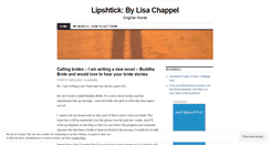 Desktop Screenshot of lipshtick.wordpress.com