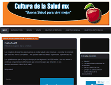 Tablet Screenshot of culturadelasaludmx.wordpress.com