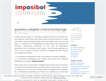 Tablet Screenshot of imposibol.wordpress.com