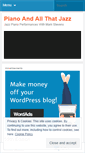 Mobile Screenshot of pianoandallthatjazz.wordpress.com
