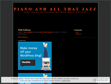 Tablet Screenshot of pianoandallthatjazz.wordpress.com