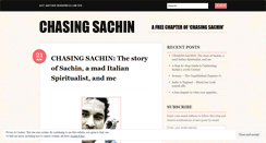 Desktop Screenshot of chasingsachin.wordpress.com