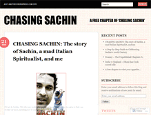 Tablet Screenshot of chasingsachin.wordpress.com