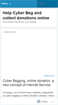 Mobile Screenshot of cyberbeg.wordpress.com