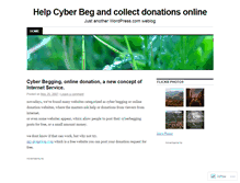 Tablet Screenshot of cyberbeg.wordpress.com