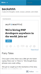 Mobile Screenshot of beckehhh.wordpress.com