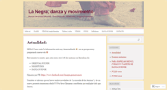 Desktop Screenshot of danzaorientalnegra.wordpress.com