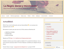 Tablet Screenshot of danzaorientalnegra.wordpress.com