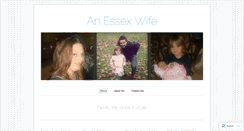 Desktop Screenshot of anessexwife.wordpress.com