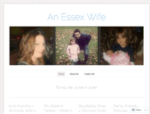 Tablet Screenshot of anessexwife.wordpress.com