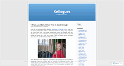 Desktop Screenshot of kellogues.wordpress.com