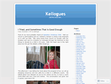 Tablet Screenshot of kellogues.wordpress.com