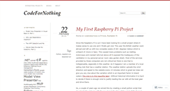 Desktop Screenshot of codefornothing.wordpress.com