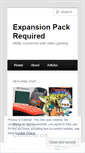Mobile Screenshot of expansionpackrequired.wordpress.com