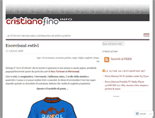 Tablet Screenshot of cristianofino.wordpress.com