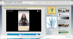 Desktop Screenshot of educacionsordos.wordpress.com