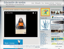 Tablet Screenshot of educacionsordos.wordpress.com