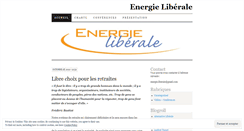Desktop Screenshot of energieliberale.wordpress.com