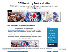 Tablet Screenshot of ganoexcelmexico.wordpress.com