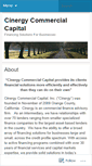 Mobile Screenshot of cinergycommercialcapital.wordpress.com