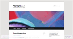 Desktop Screenshot of jensorlie.wordpress.com