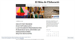 Desktop Screenshot of educaciouniobcn.wordpress.com