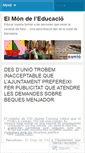 Mobile Screenshot of educaciouniobcn.wordpress.com